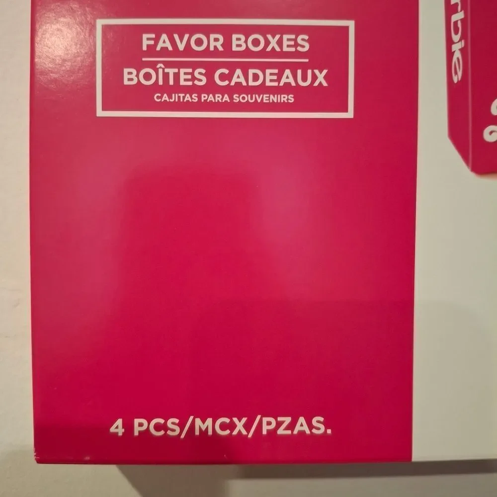 Barbie Party Set Of 8 Favor Boxes